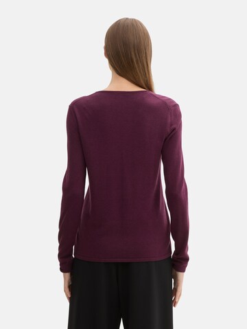 TOM TAILOR Sweater in Purple