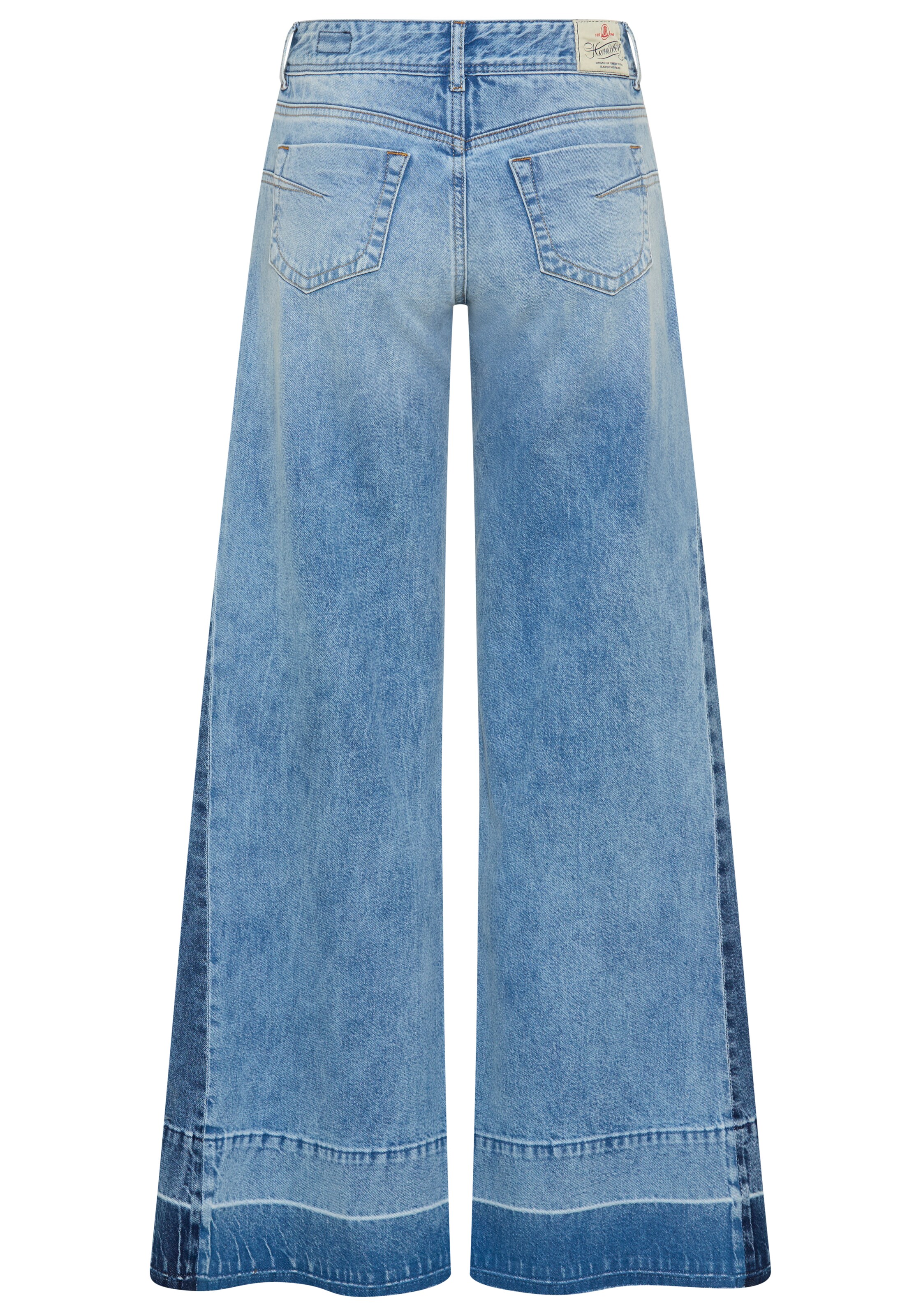 Herrlicher Wide Leg Jeans in Blau