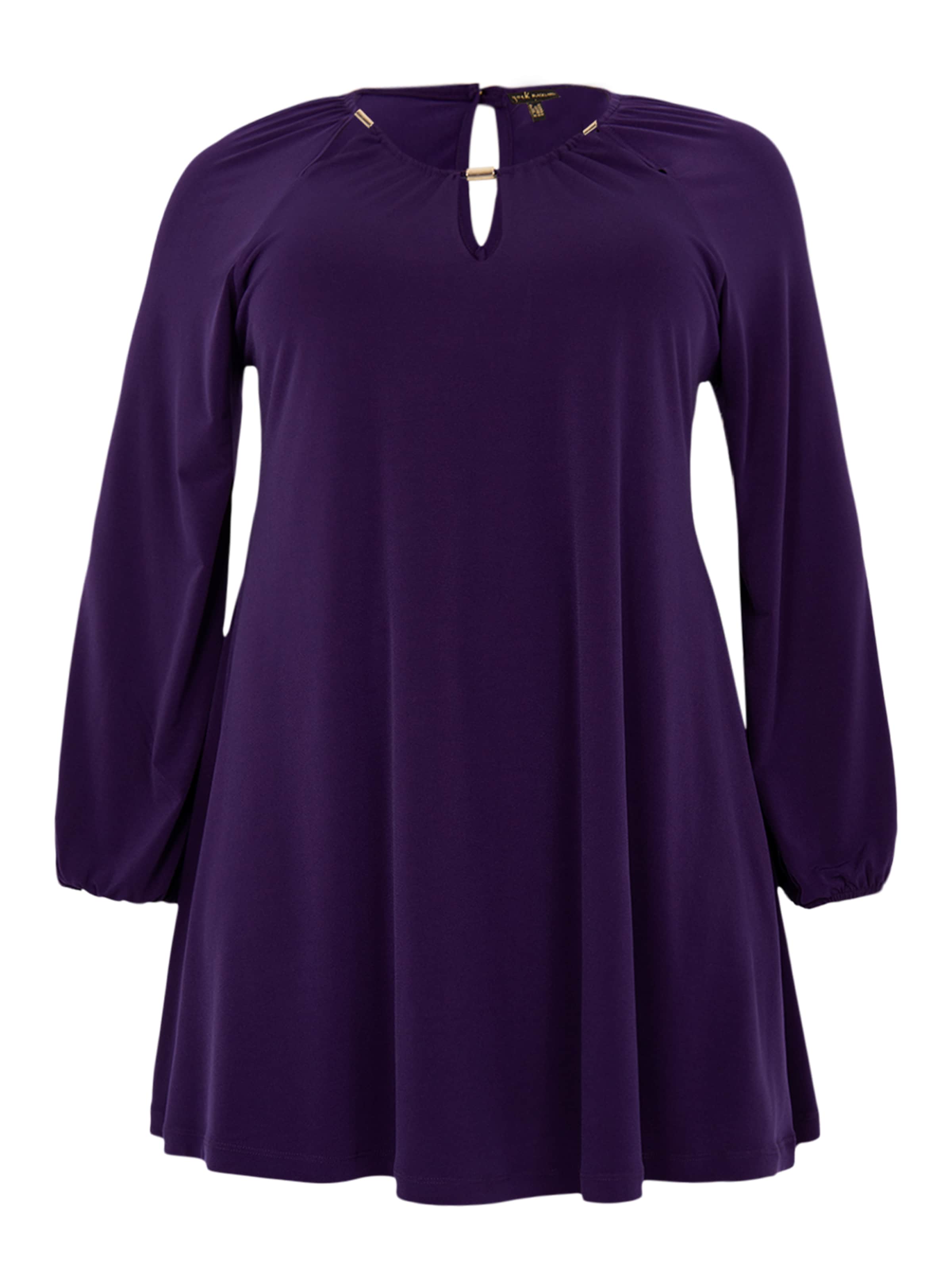 YOEK Tunic in Purple: front