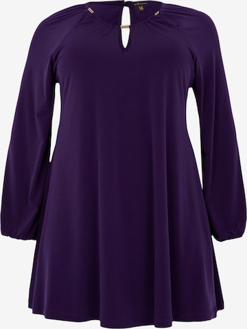 YOEK Tunic in Purple: front