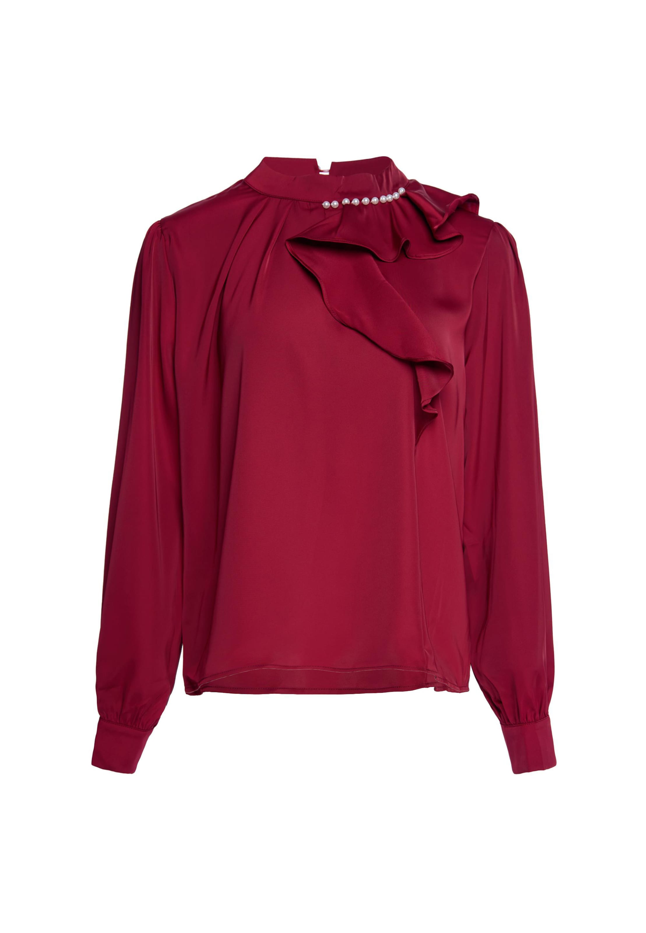 usha BLACK LABEL - Blusa en rojo: frente