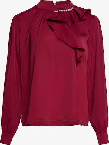 usha BLACK LABEL - Blusa en rojo: frente
