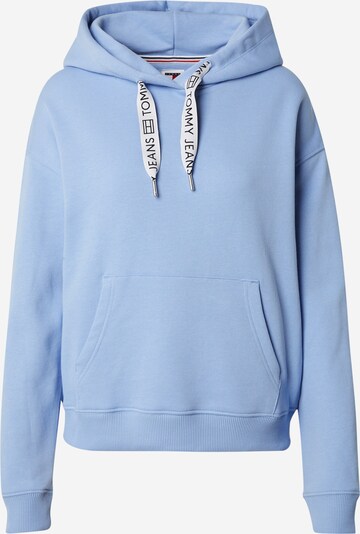 Tommy Jeans Sweatshirt in Sky blue / Black / Off white, Item view