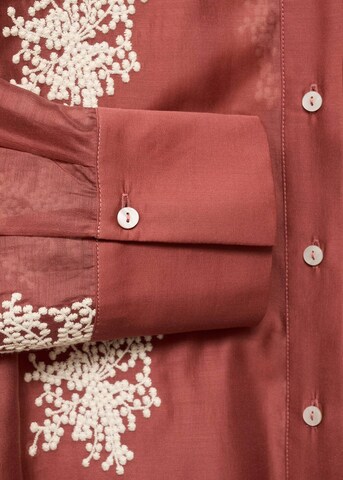 MANGO Bluse 'Flora' in Orange