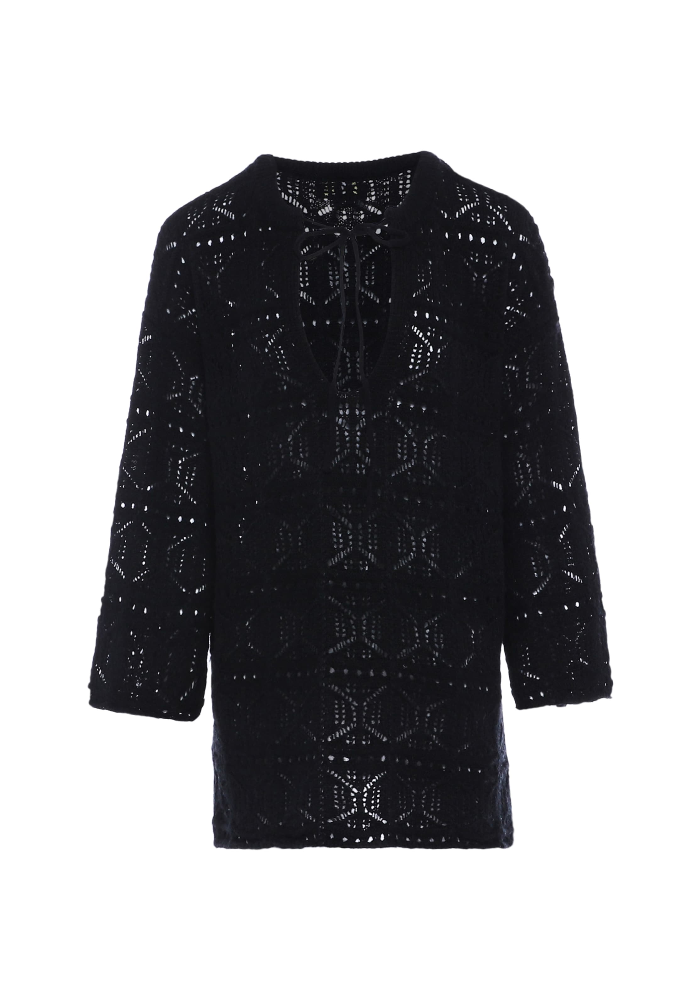 faina Pullover in Schwarz: Vorderseite