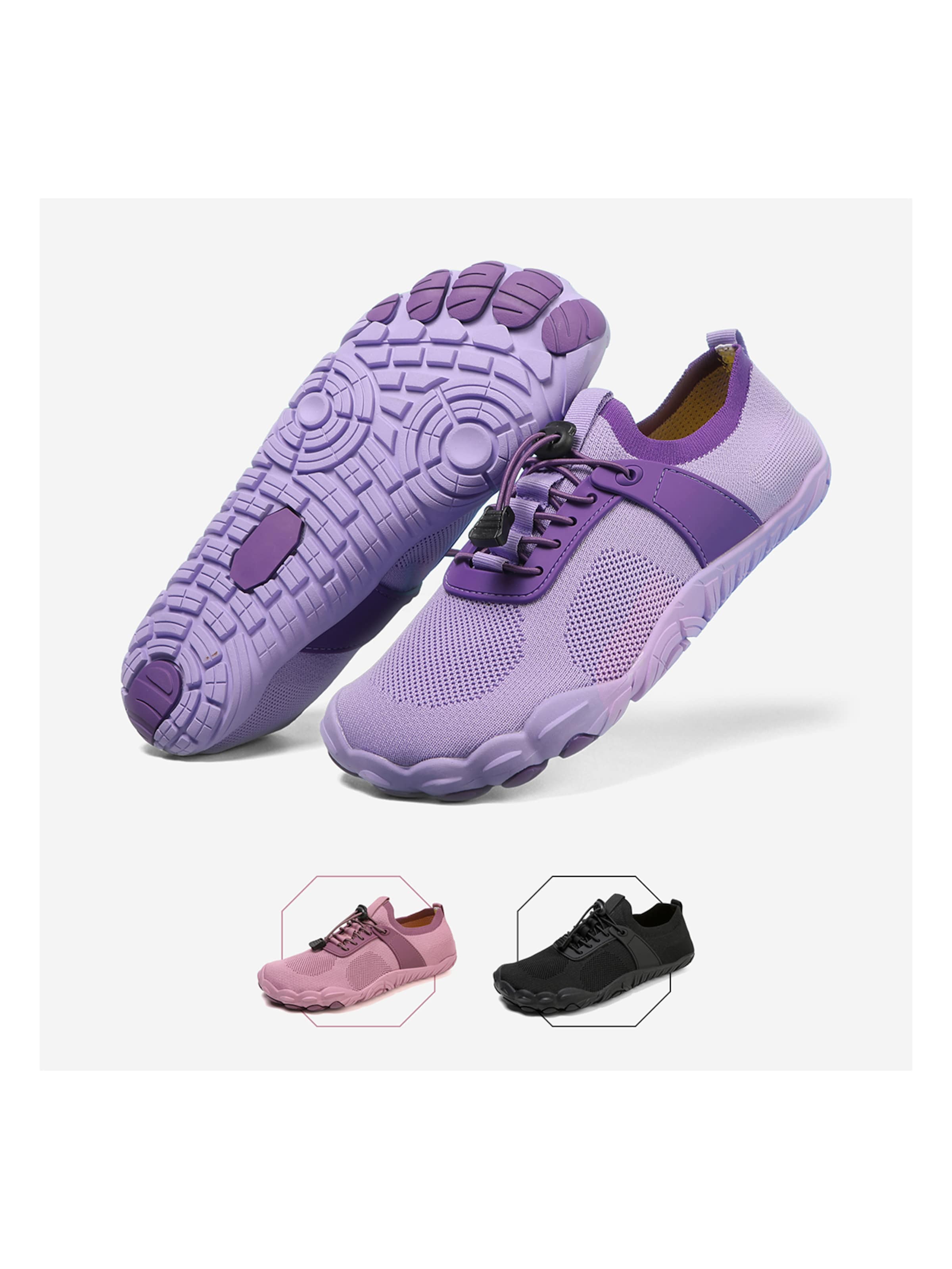 DOTALES Sneakers 'DOTALES - AirStep Barfußschuhe' in Purple: front
