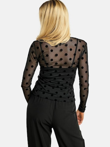 Haut ' MESH ' Liberte Essentiel en noir