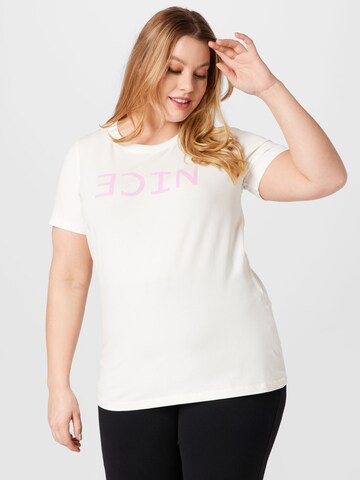 Vero Moda Curve Shirt 'SALIE' in White: front