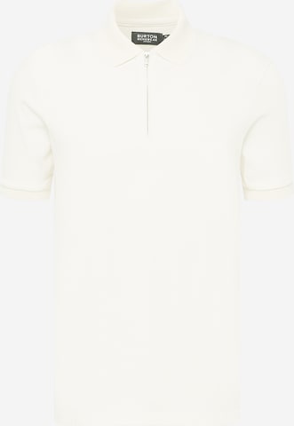 BURTON MENSWEAR LONDON Shirt in Beige: voorkant