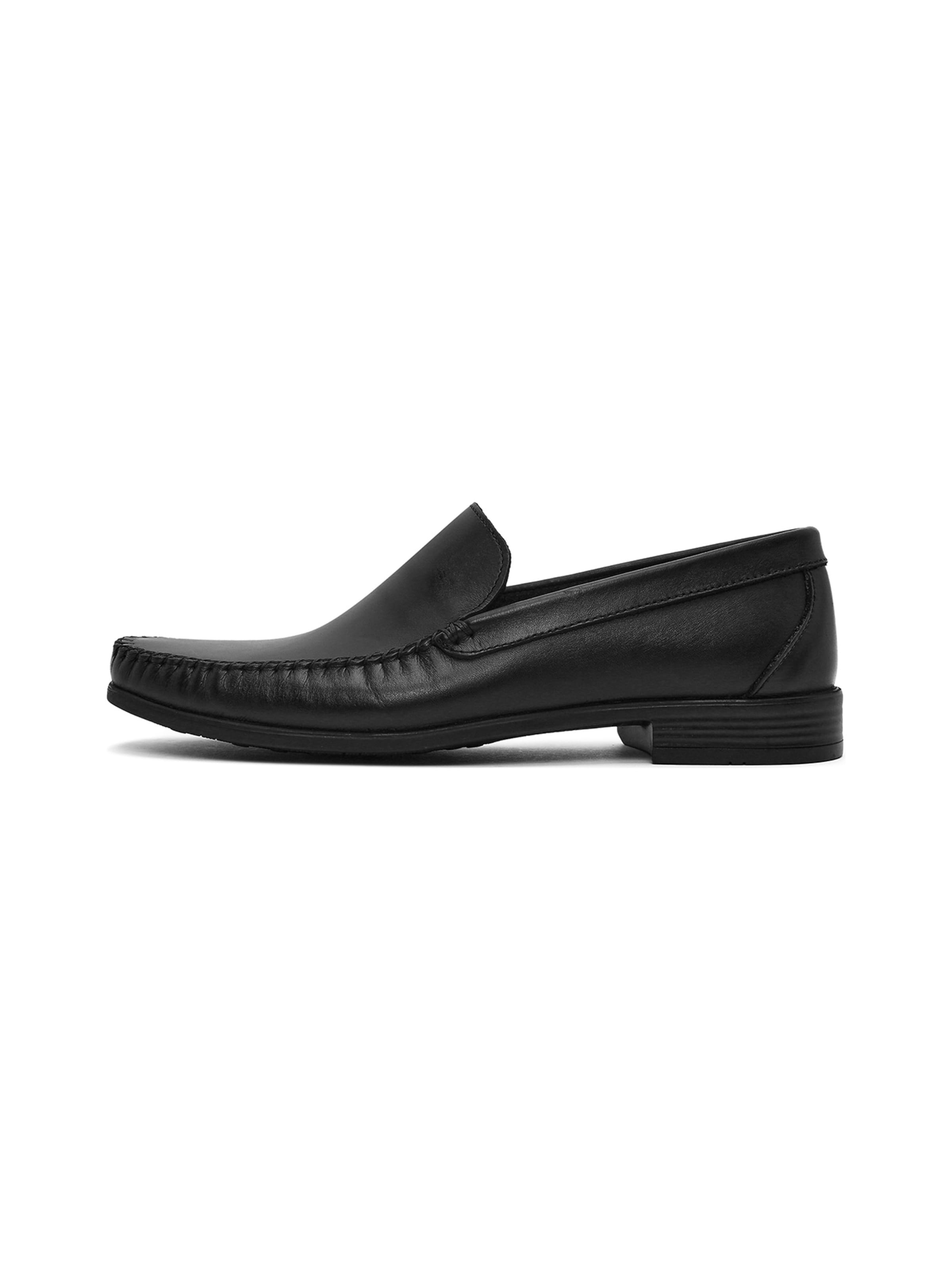 Derimod Slipper in Schwarz: Vorderseite