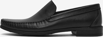 Derimod Slipper in Schwarz: Vorderseite