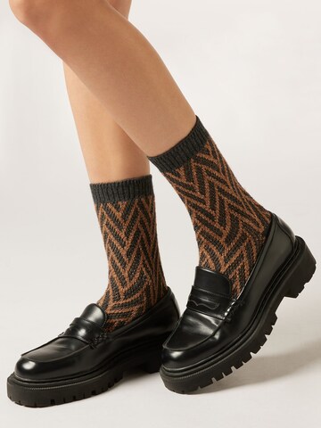 CALZEDONIA Socken in Braun