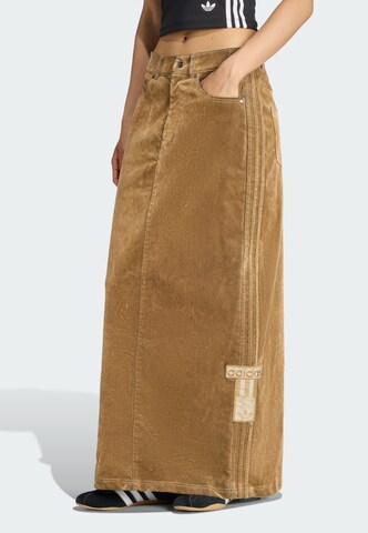 ADIDAS ORIGINALS Skirt 'Adibreake' in Brown: front