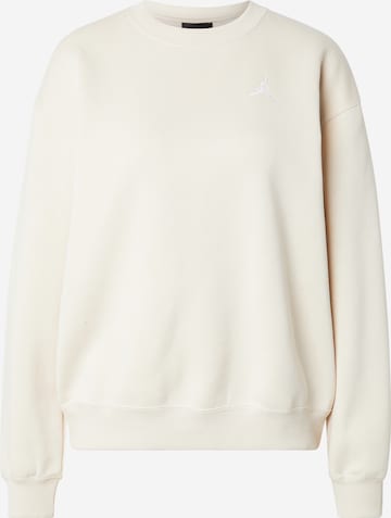 Jordan Μπλούζα φούτερ 'BRKLN FLC' σε μπεζ: μπροστά