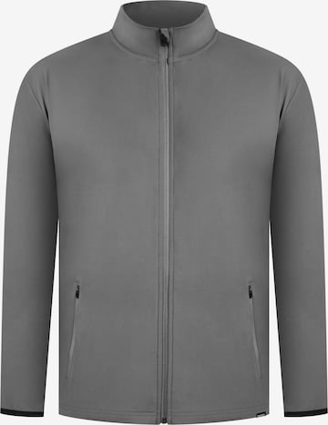 Smilodox Trainingsjacke Active in Grau: Vorderseite