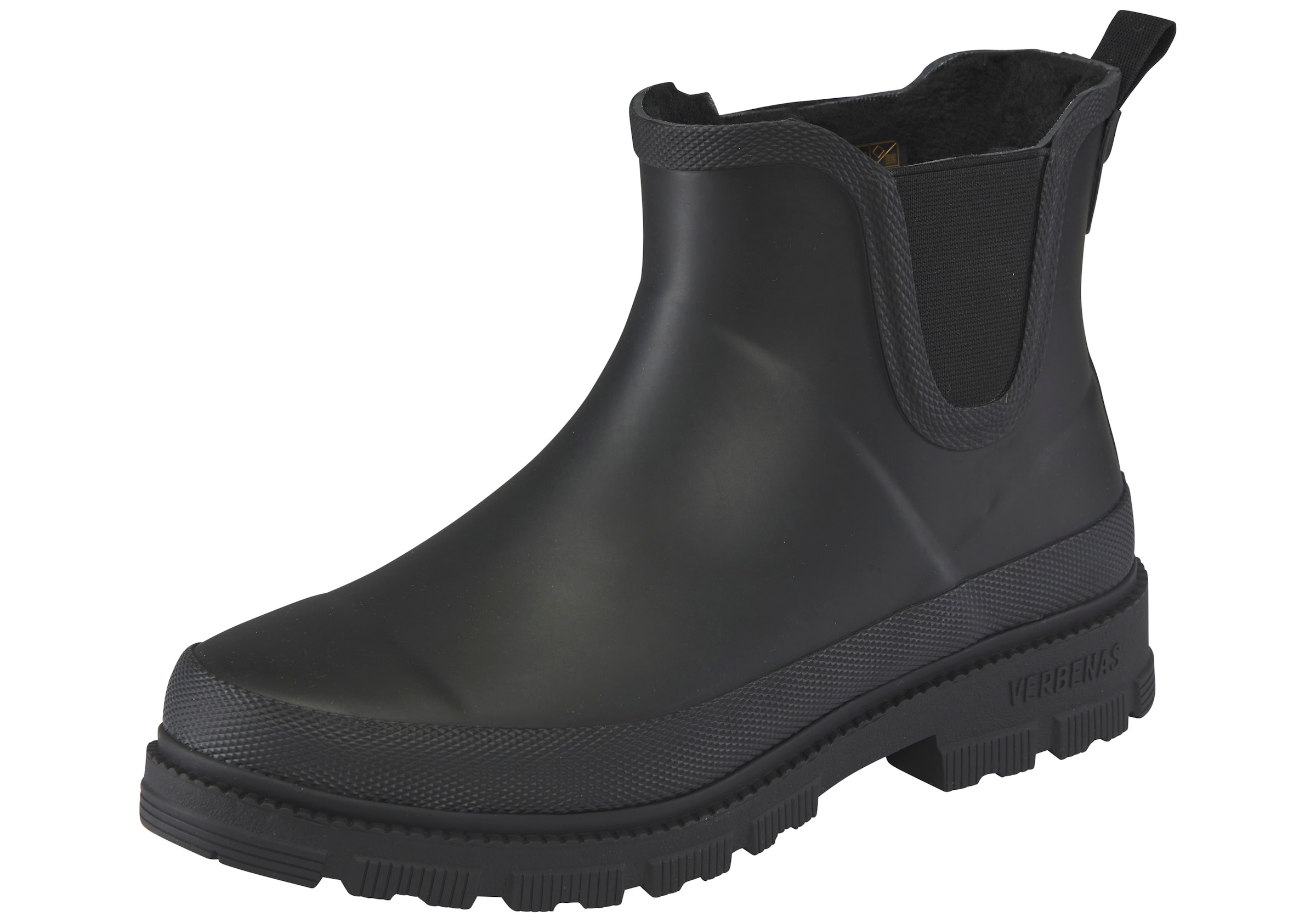 VERBENAS Gummistiefel in Schwarz: Vorderseite