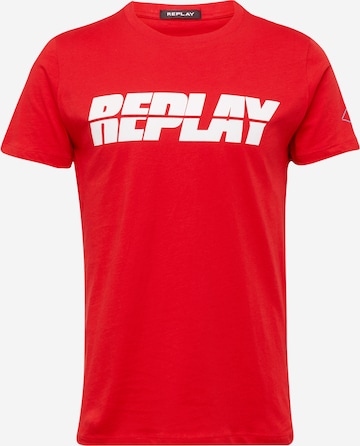 REPLAY T-Shirt in Rot: predná strana