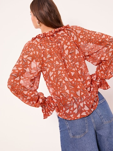 Lipsy Blúzka - Červená