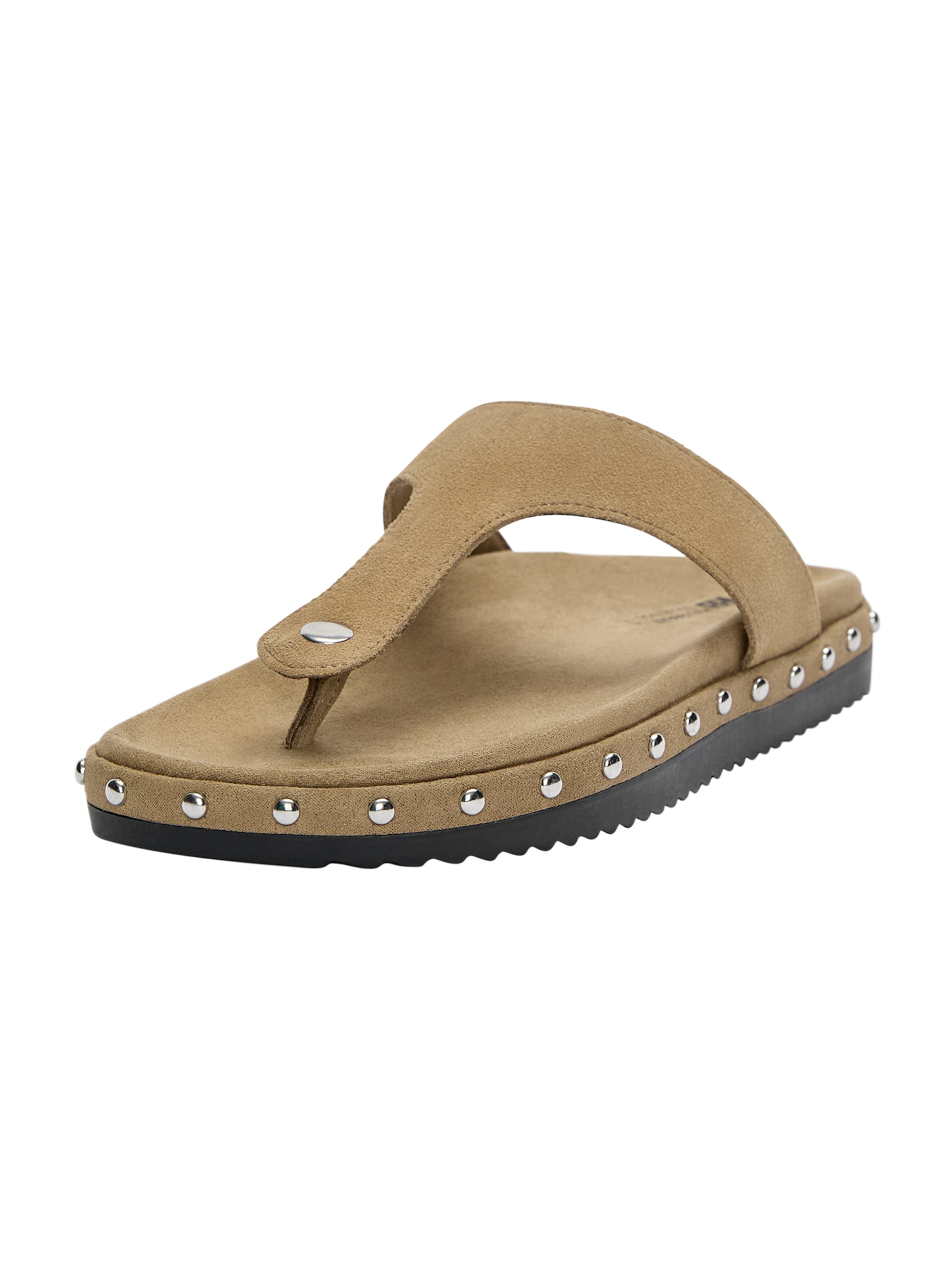 Pull&Bear Zehentrenner in beige, Produktansicht