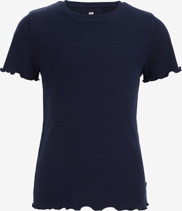 WE Fashion Shirt in Blauw: voorkant