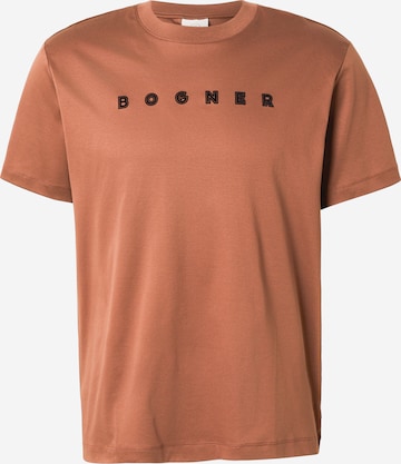 BOGNER - Camiseta 'LUKAS-3' en marrón: frente