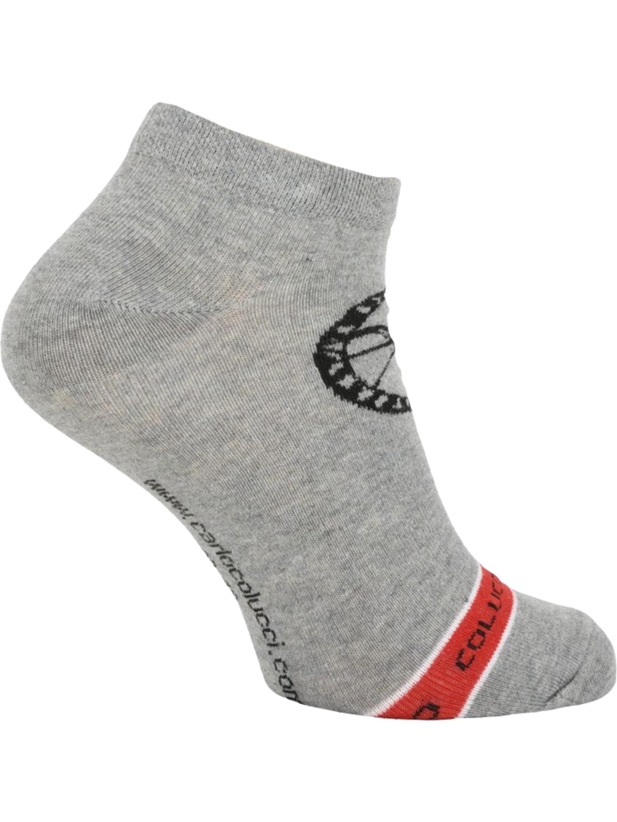 Carlo Colucci Socken 'Centaro' in Grau