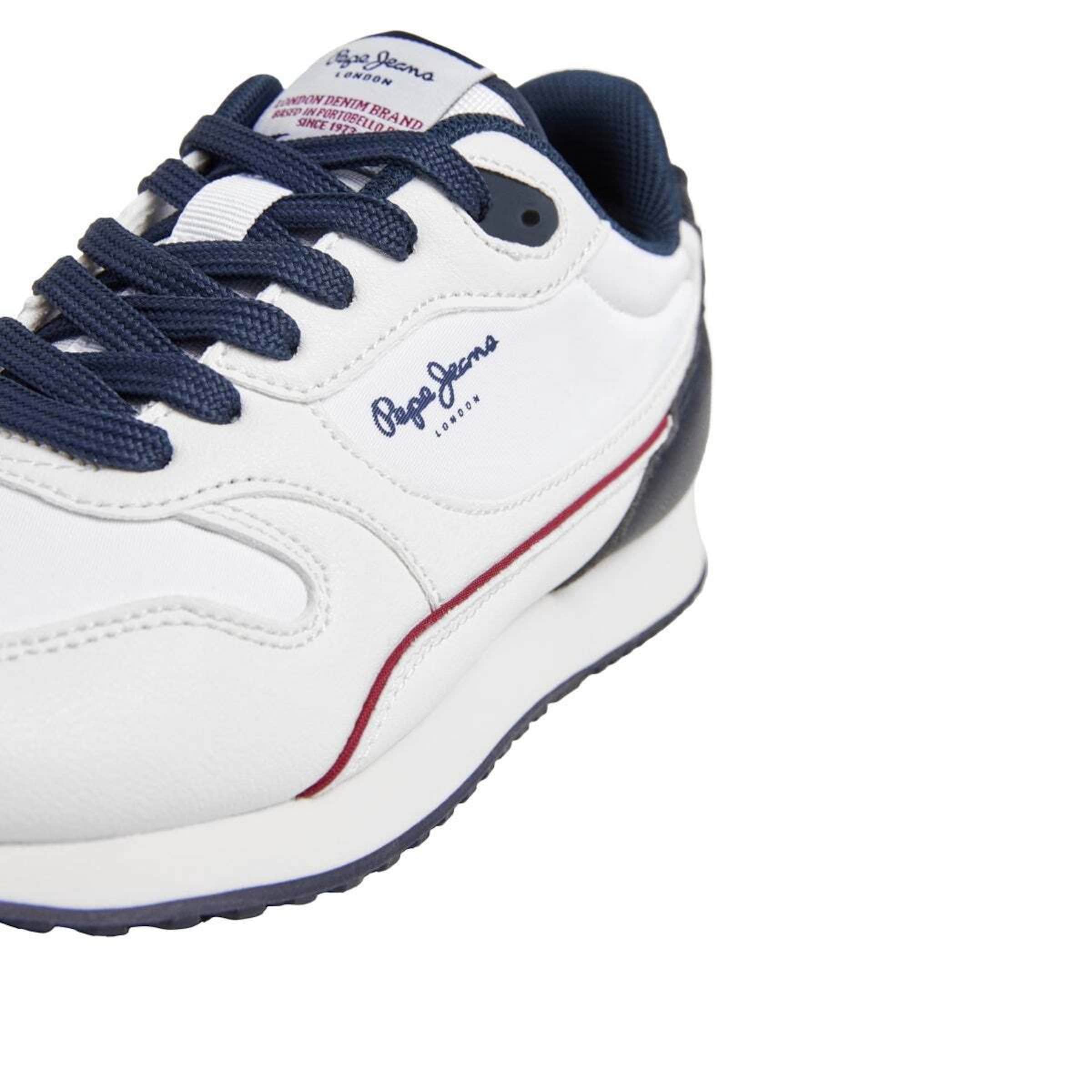 Pepe Jeans Sneakers laag 'Bexley Origin B' in Wit