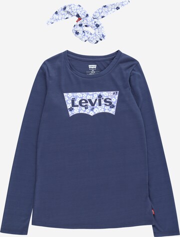 Levi's Kids Shirt mit Scrunchie in Blau: predná strana