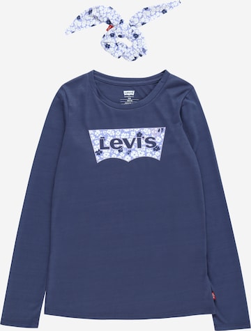 Levi's Kids Shirt in Blauw: voorkant