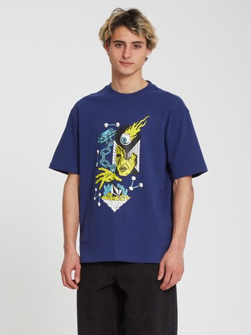 Volcom Shirt 'Macro Dose' in Blue: front