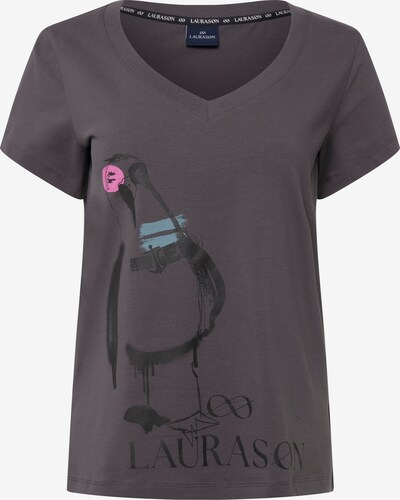 LAURASØN T-shirt en gris foncé / mélange de couleurs, Vue avec produit