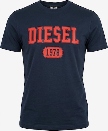 Maglietta 'T-DIEGOR 1-A' di DIESEL in blu: frontale