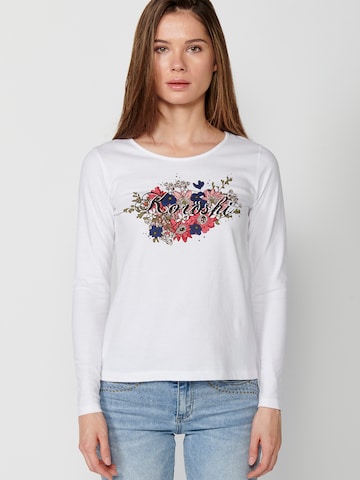 KOROSHI Shirts i hvid: forside