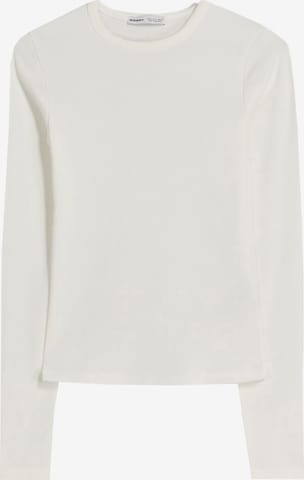 Bershka Shirt in Weiß: Vorderseite