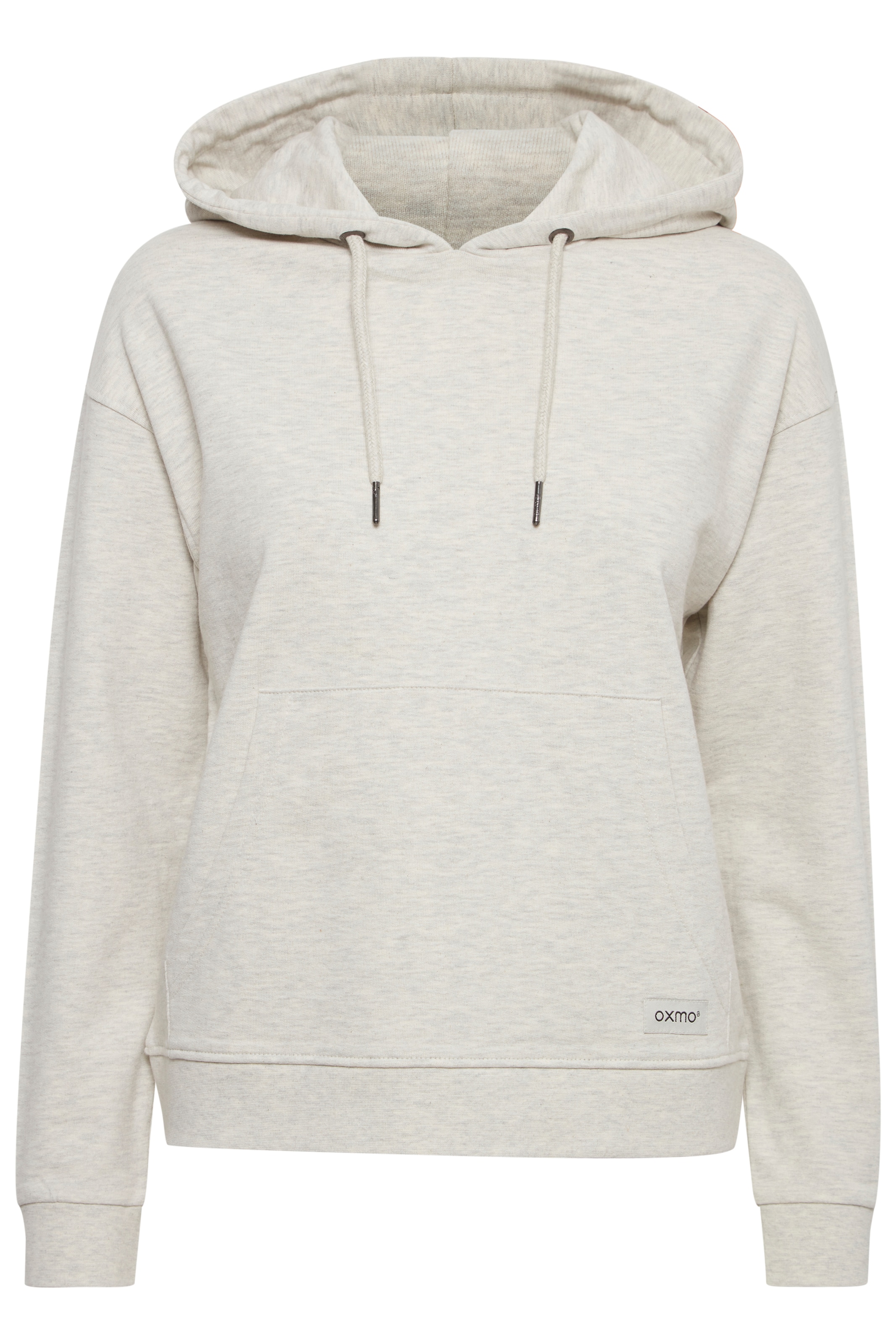 Oxmo Sweatjacke 'GRETA' in Beige: Vorderseite