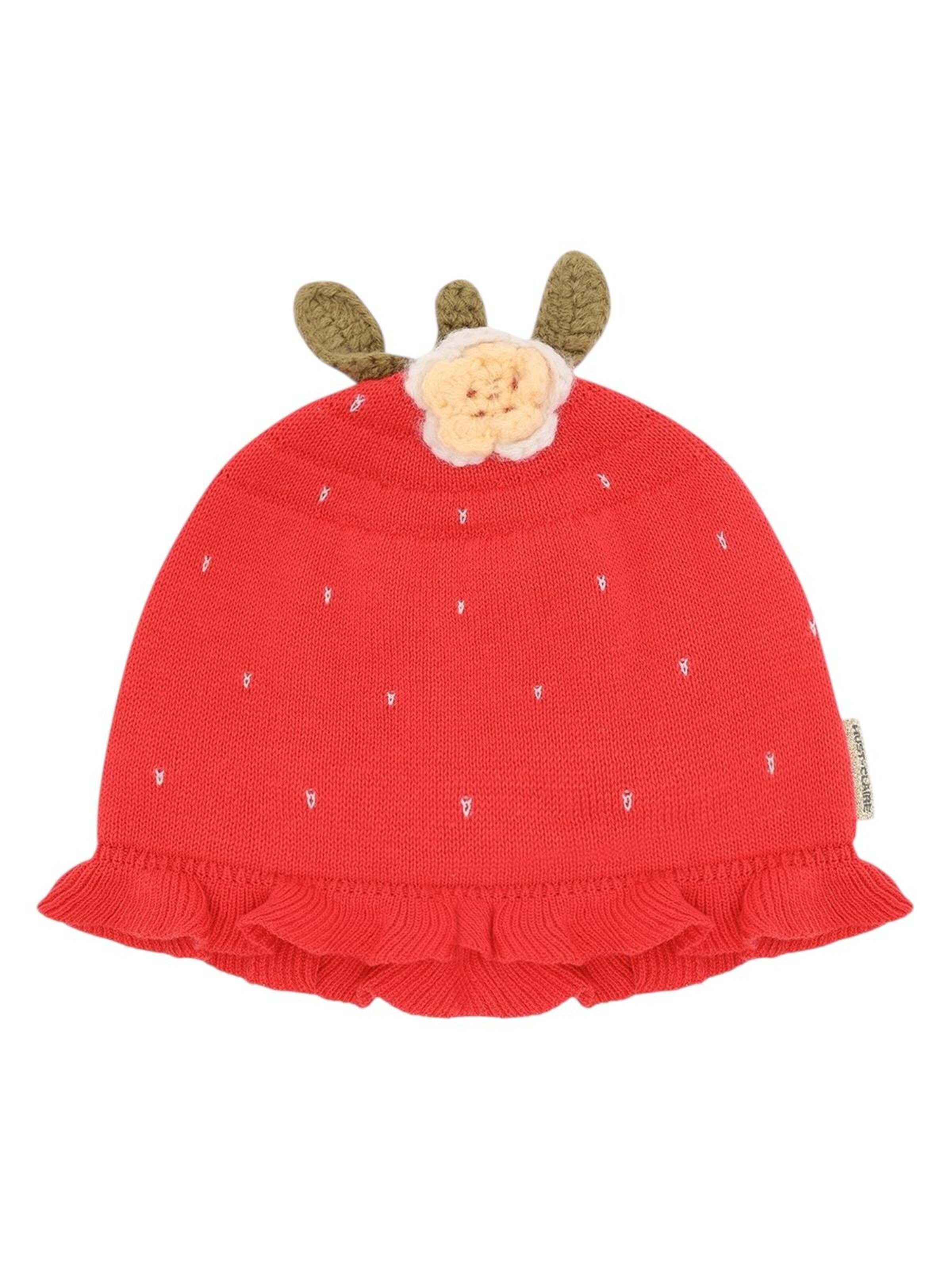 Hust & Claire Beanie 'Fresa Strawberry' in Red