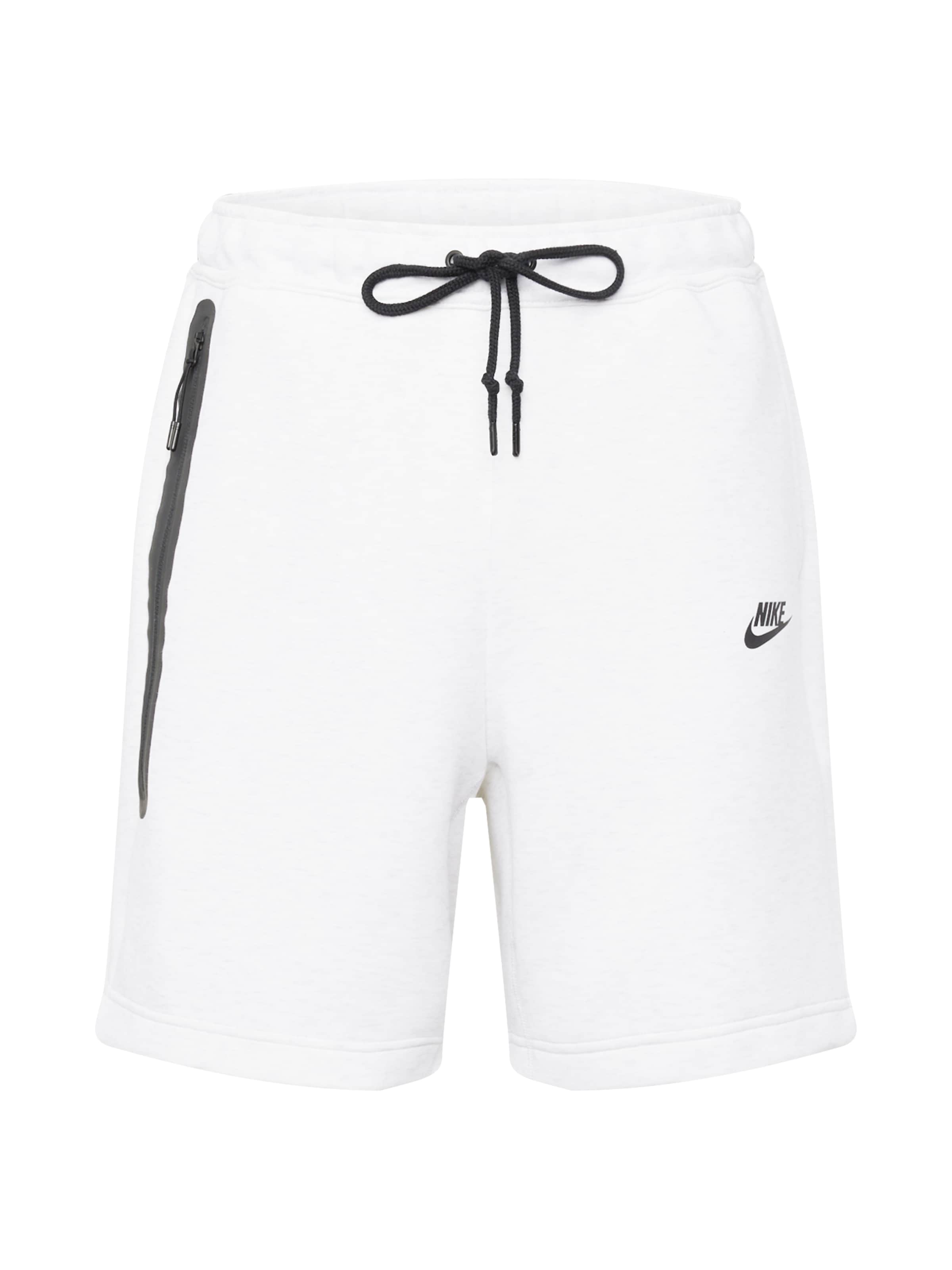 Largi Pantaloni de la Nike Sportswear pe alb: față