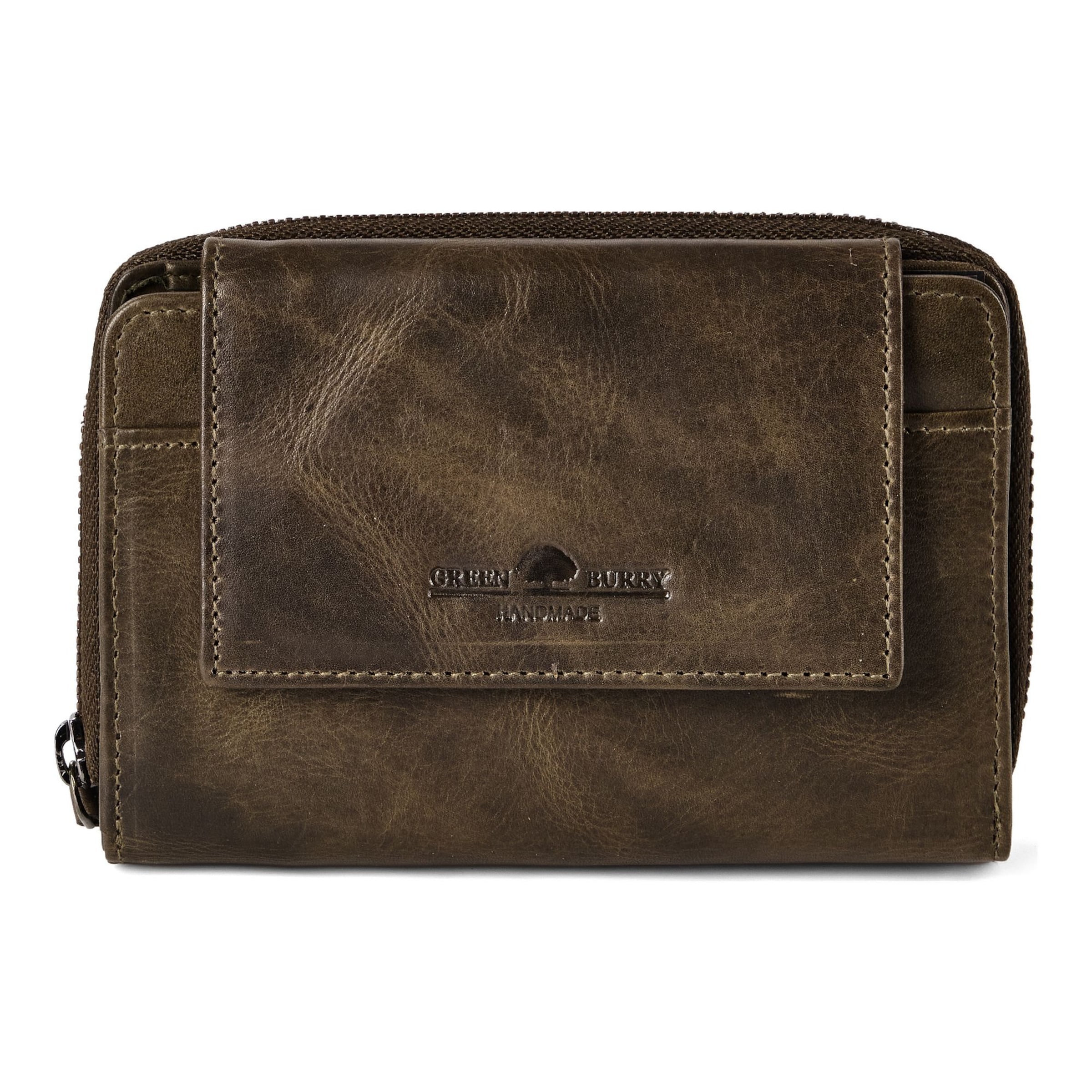 GREENBURRY Portemonnee in Bruin: voorkant