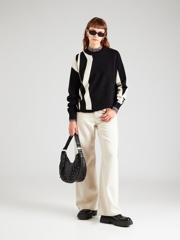 Pullover 'Ray' di OBJECT in nero