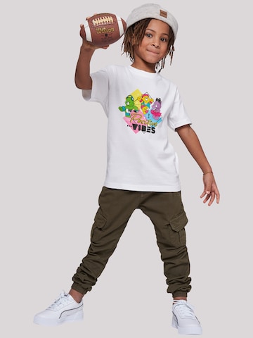 T-Shirt 'Care Bears Good Luck Bear Positive Vibes' F4NT4STIC en blanc