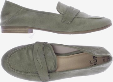JANA Flats & Loafers in 39 in Green: front