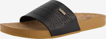 REEF Beach & Pool Shoes in Black: front