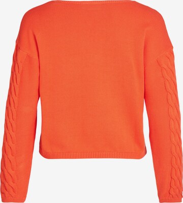 VILA Pullover 'CHAO' in Orange