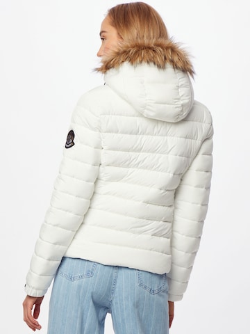 Superdry Zimní bunda – bílá