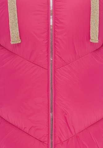Manteau mi-saison faina en rose