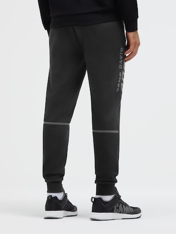 CAMP DAVID Tapered Pants in Black