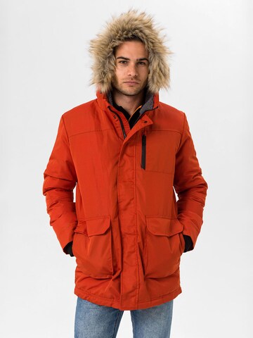 Daniel Hills Winter jacket in Orange: front