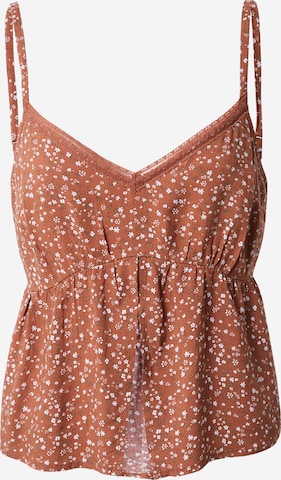 HOLLISTER Top in Brown: front