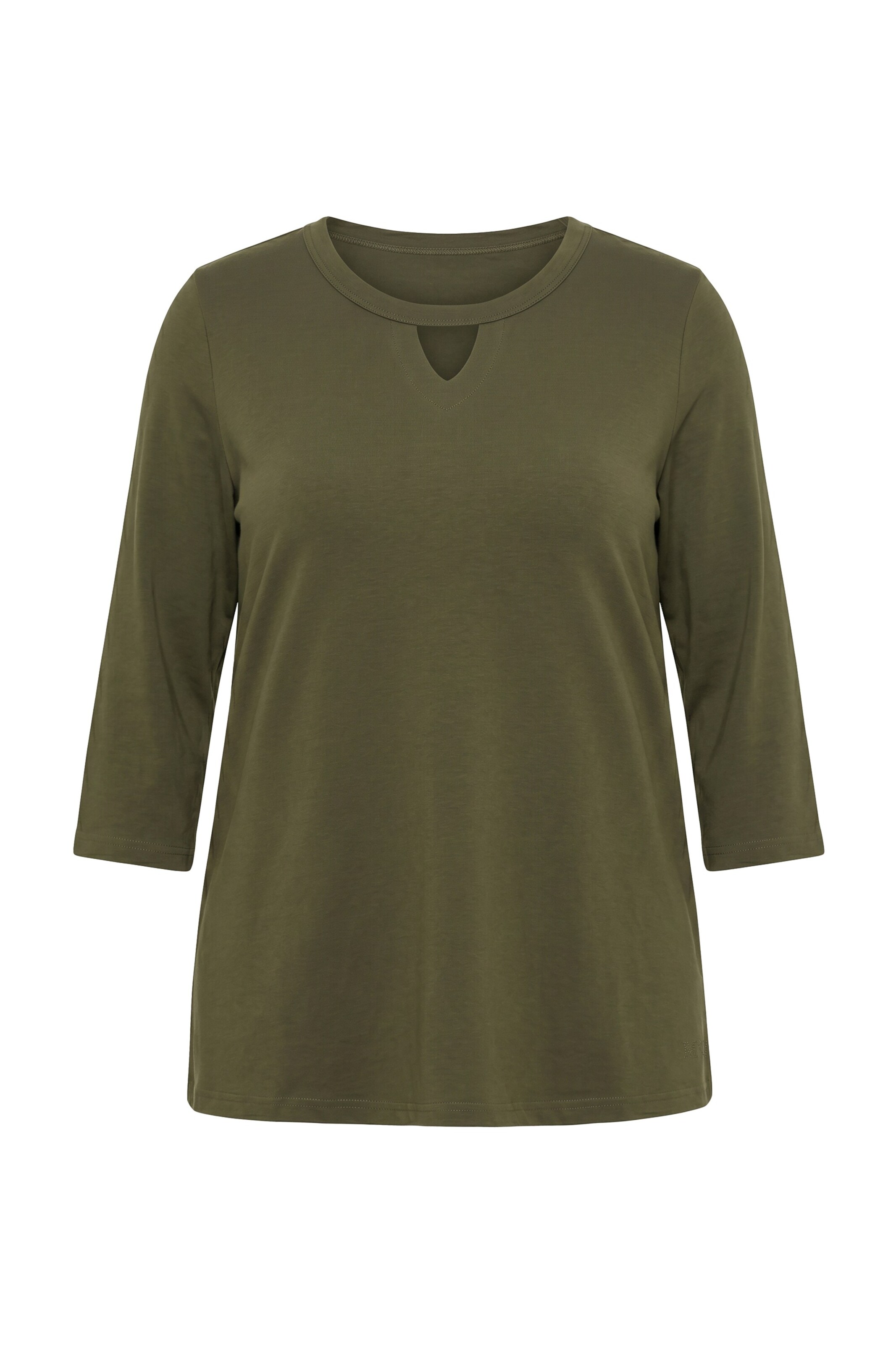 Ulla Popken Shirt in Grün: Vorderseite
