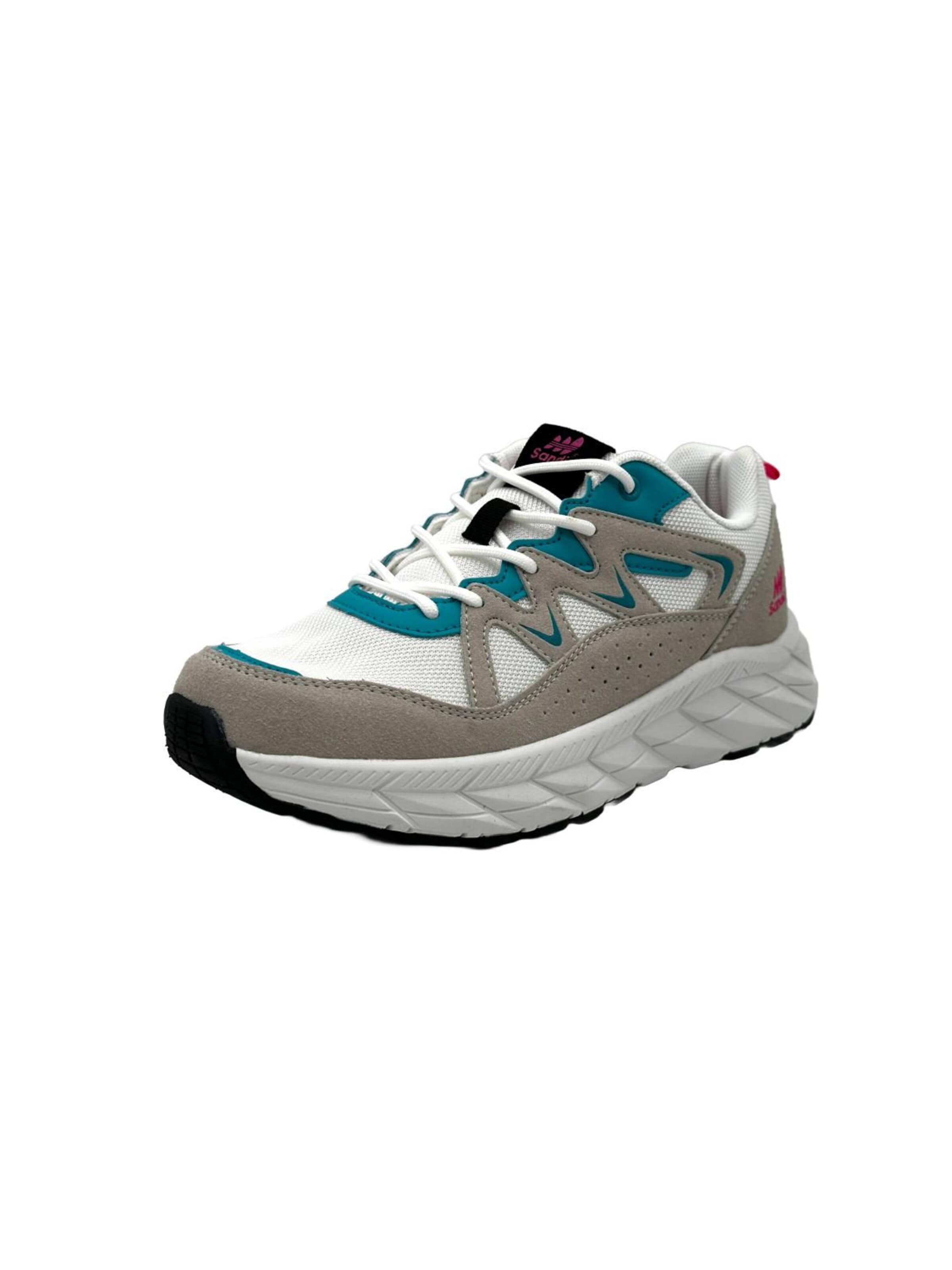 Nowaland Athletic Lace-Up Shoes 'Sportlicher Schnürschuh mit atmungsaktivem Mesh' in Beige: front